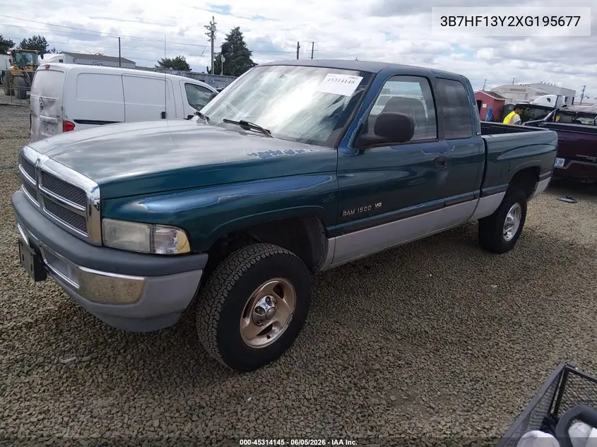 1999 Dodge Ram 1500 St VIN: 3B7HF13Y2XG195677 Lot: 45314145