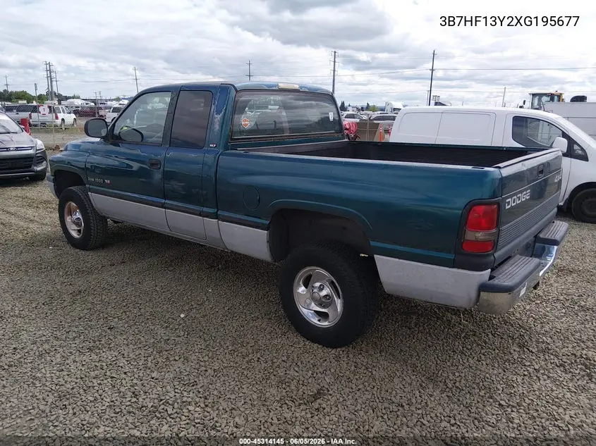 1999 Dodge Ram 1500 St VIN: 3B7HF13Y2XG195677 Lot: 45314145