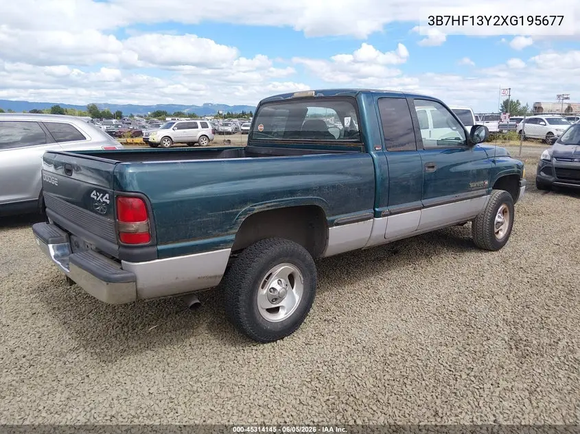 1999 Dodge Ram 1500 St VIN: 3B7HF13Y2XG195677 Lot: 45314145