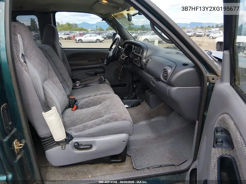 1999 Dodge Ram 1500 St VIN: 3B7HF13Y2XG195677 Lot: 45314145