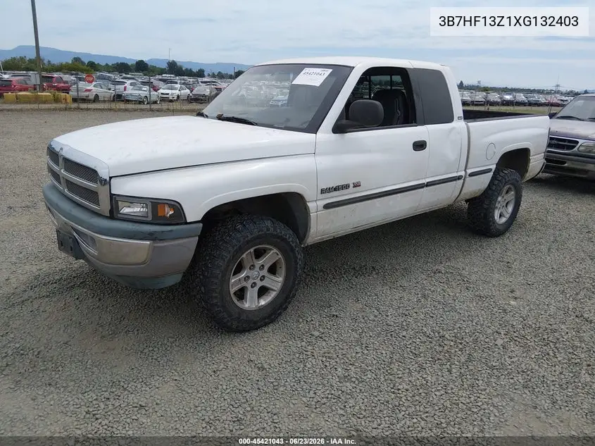 1999 Dodge Ram 1500 St VIN: 3B7HF13Z1XG132403 Lot: 45421043