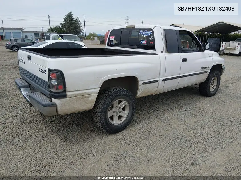 1999 Dodge Ram 1500 St VIN: 3B7HF13Z1XG132403 Lot: 45421043