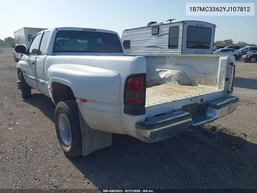 2000 Dodge Ram 3500 St VIN: 1B7MC3362YJ107812 Lot: 45623023
