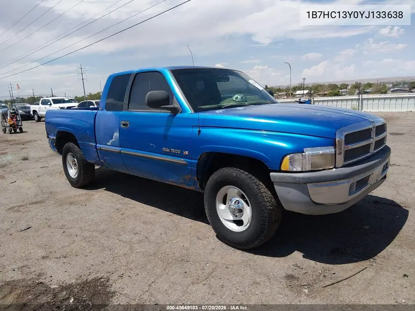 2000 Dodge Ram 1500 St VIN: 1B7HC13Y0YJ133638 Lot: 45649103