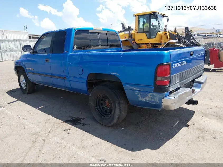 2000 Dodge Ram 1500 St VIN: 1B7HC13Y0YJ133638 Lot: 45649103