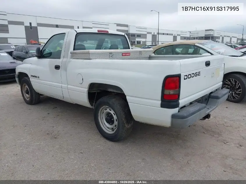 1B7HC16X91S317995 2001 Dodge Ram 1500