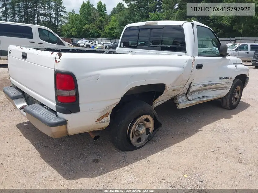 2001 Dodge Ram 1500 St/Ws VIN: 1B7HC16X41S797928 Lot: 45310675