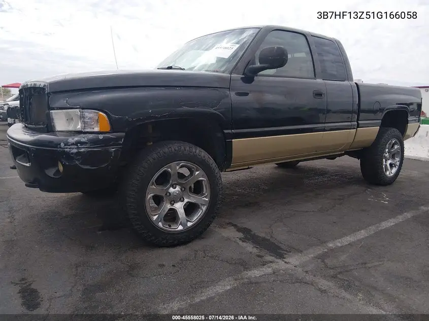 2001 Dodge Ram 1500 St VIN: 3B7HF13Z51G166058 Lot: 45558025