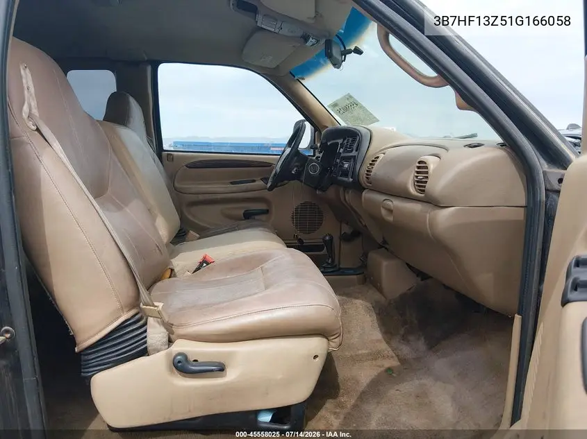 2001 Dodge Ram 1500 St VIN: 3B7HF13Z51G166058 Lot: 45558025