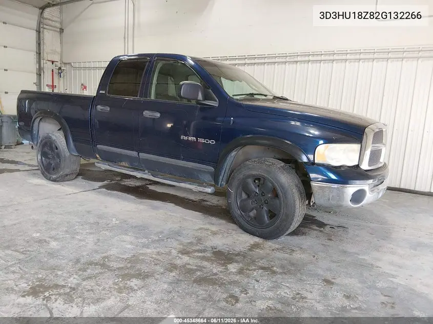 2002 Dodge Ram 1500 St VIN: 3D3HU18Z82G132266 Lot: 45348664
