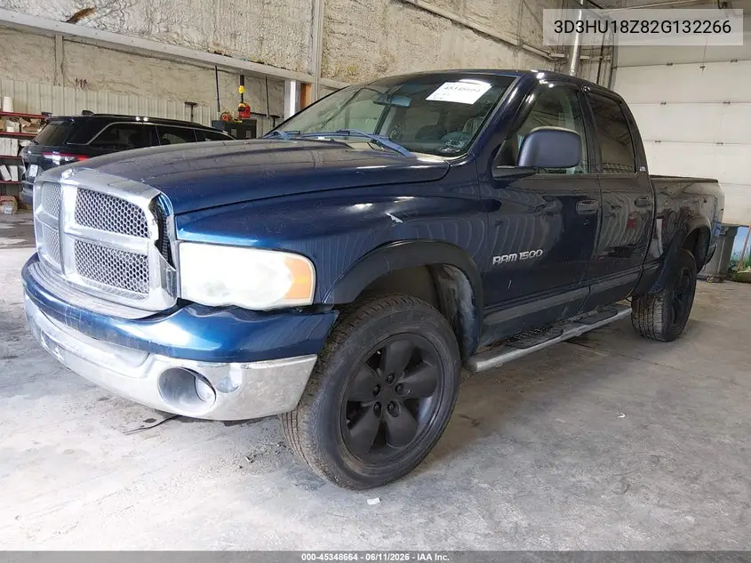 2002 Dodge Ram 1500 St VIN: 3D3HU18Z82G132266 Lot: 45348664
