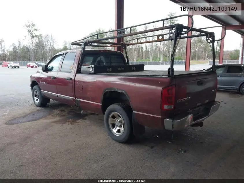 1B7HU18N42J109149 2002 Dodge Ram 1500 St