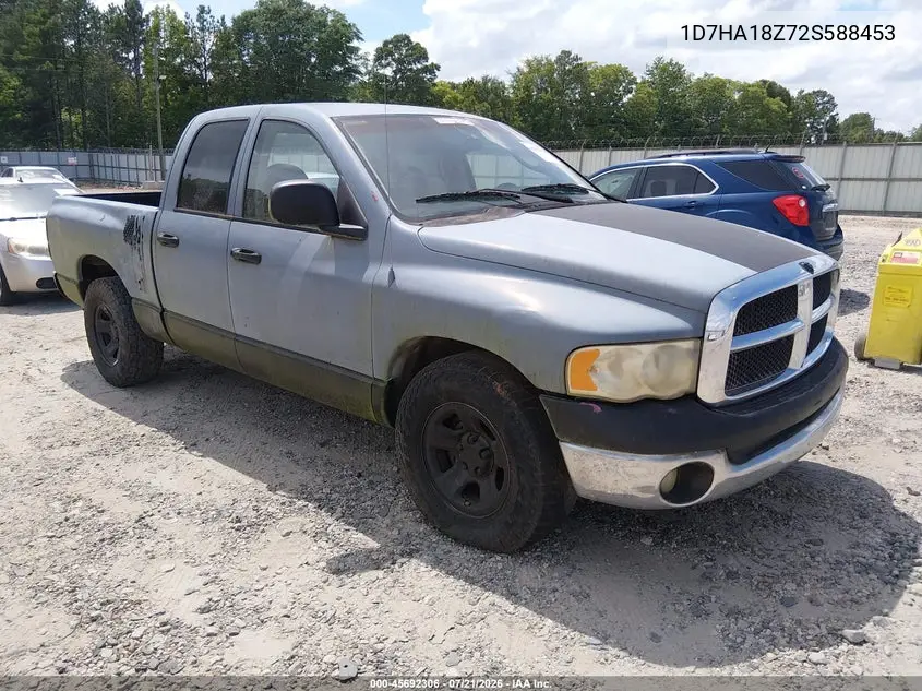 2002 Dodge Ram 1500 St VIN: 1D7HA18Z72S588453 Lot: 45692306