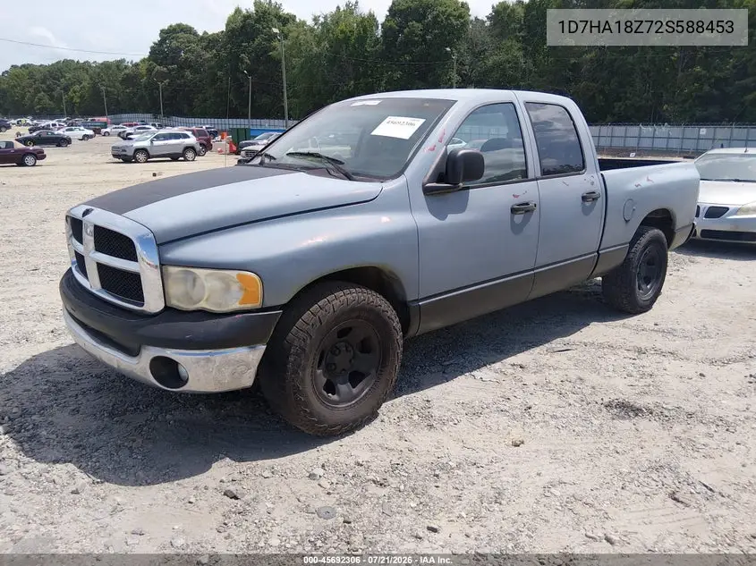 2002 Dodge Ram 1500 St VIN: 1D7HA18Z72S588453 Lot: 45692306