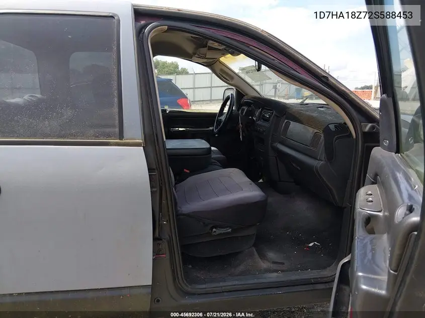 2002 Dodge Ram 1500 St VIN: 1D7HA18Z72S588453 Lot: 45692306