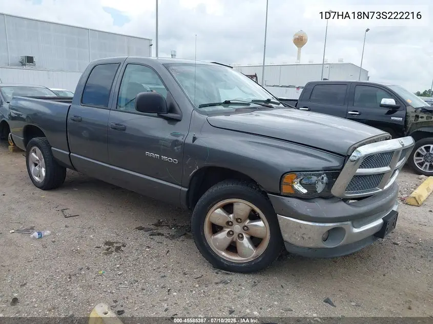 2003 Dodge Ram 1500 Slt/Laramie/St VIN: 1D7HA18N73S222216 Lot: 45585387