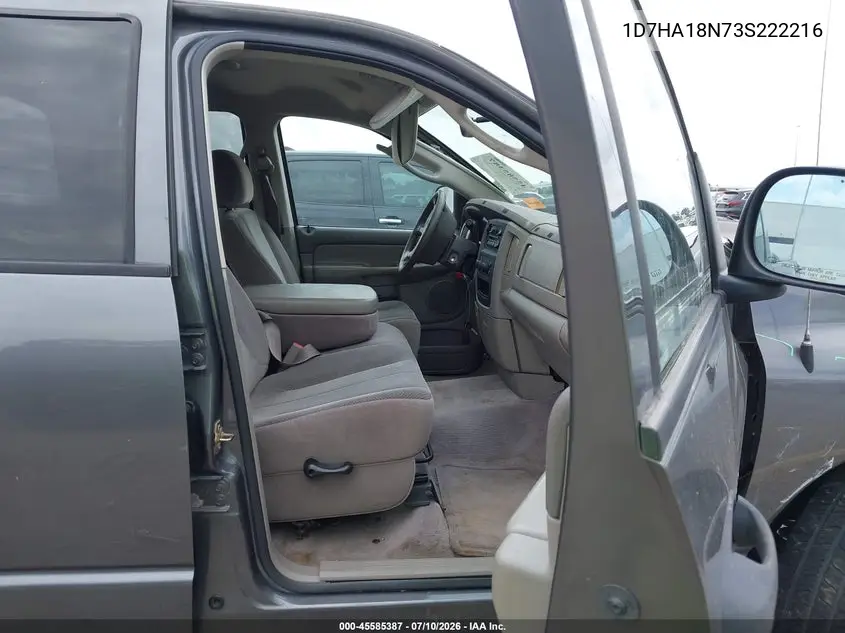 2003 Dodge Ram 1500 Slt/Laramie/St VIN: 1D7HA18N73S222216 Lot: 45585387
