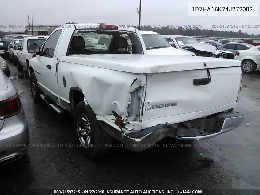 1D7HA16K74J272002 2004 Dodge Ram 1500 St