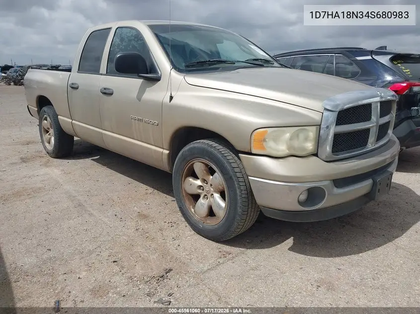 2004 Dodge Ram 1500 Slt/Laramie VIN: 1D7HA18N34S680983 Lot: 45561060