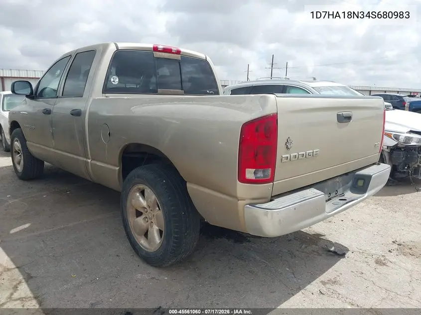 2004 Dodge Ram 1500 Slt/Laramie VIN: 1D7HA18N34S680983 Lot: 45561060
