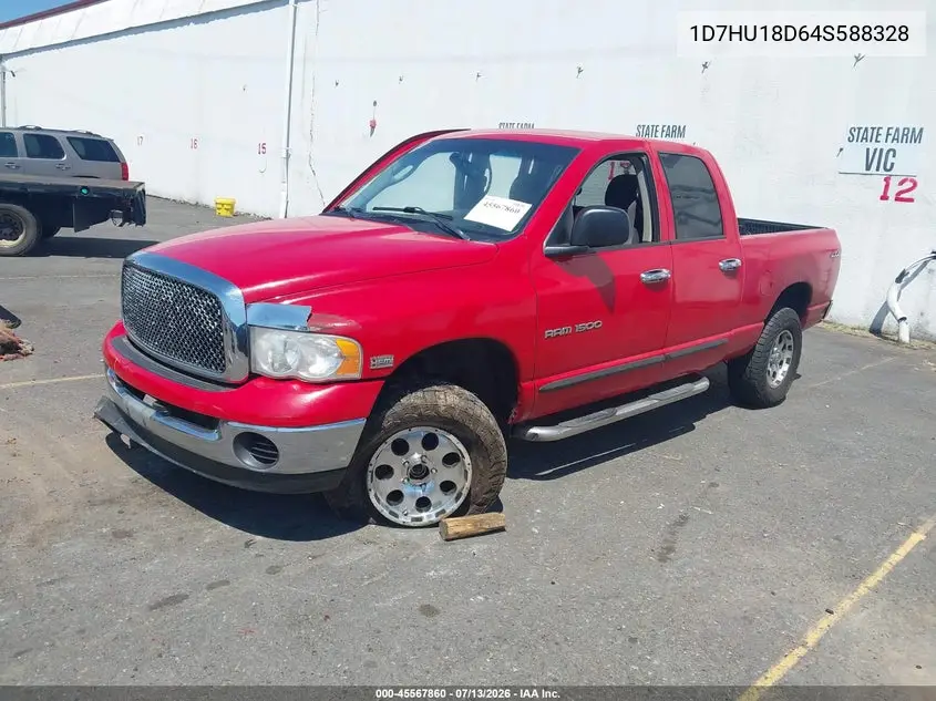 2004 Dodge Ram 1500 Slt/Laramie VIN: 1D7HU18D64S588328 Lot: 45567860