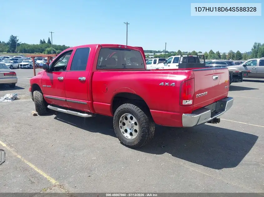 2004 Dodge Ram 1500 Slt/Laramie VIN: 1D7HU18D64S588328 Lot: 45567860