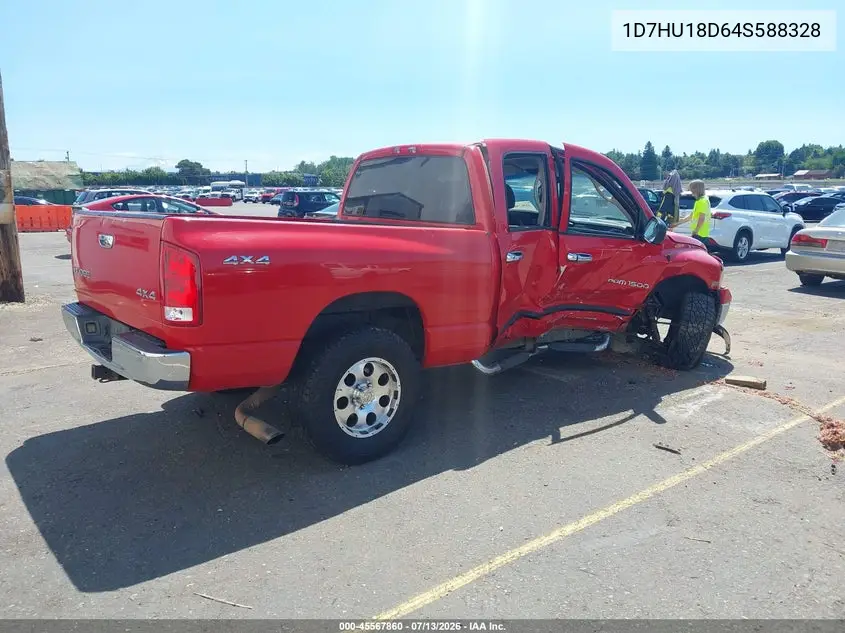 2004 Dodge Ram 1500 Slt/Laramie VIN: 1D7HU18D64S588328 Lot: 45567860