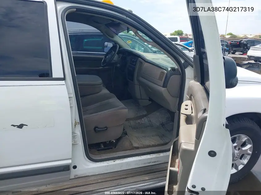2004 Dodge Ram 3500 Slt/Laramie VIN: 3D7LA38C74G217319 Lot: 45665822