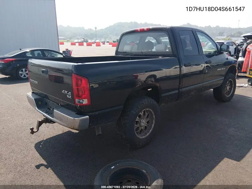 2004 Dodge Ram 1500 Slt/Laramie VIN: 1D7HU18D04S661547 Lot: 45671092