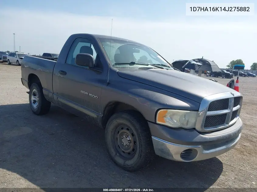 2004 Dodge Ram 1500 St VIN: 1D7HA16K14J275882 Lot: 45688407