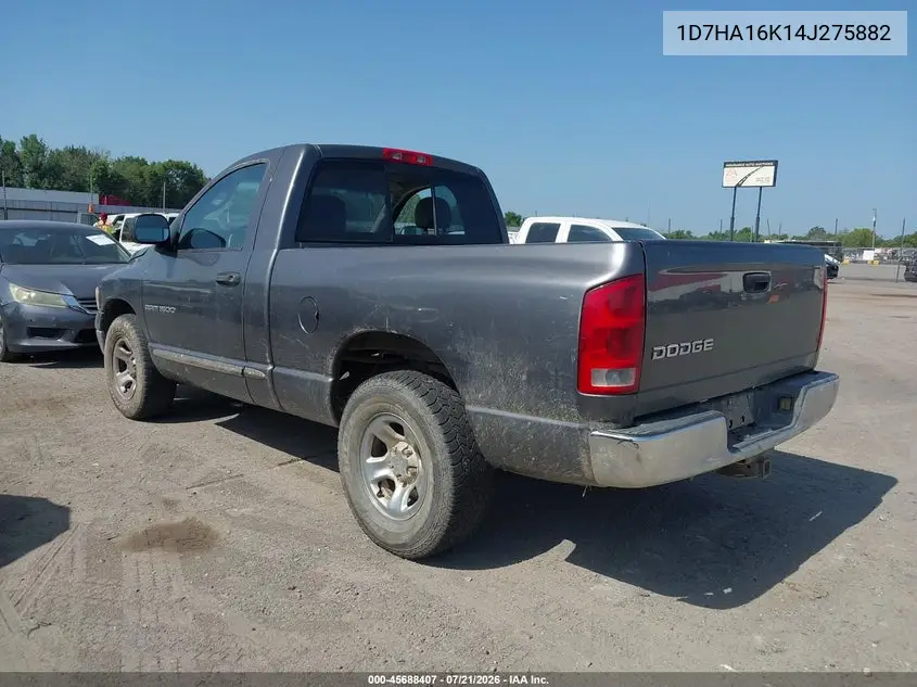 2004 Dodge Ram 1500 St VIN: 1D7HA16K14J275882 Lot: 45688407