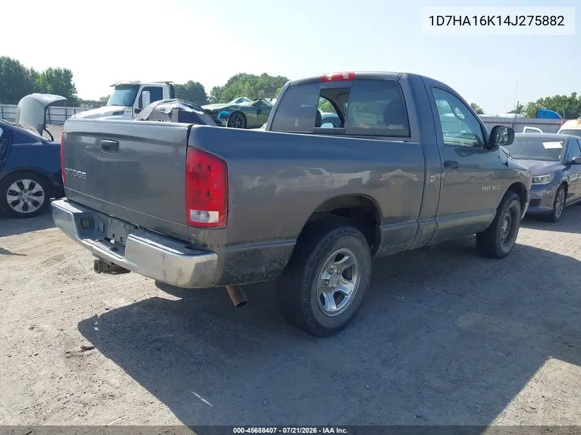 2004 Dodge Ram 1500 St VIN: 1D7HA16K14J275882 Lot: 45688407