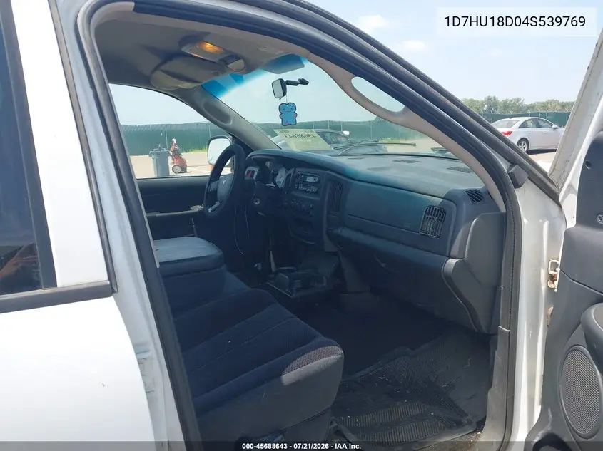 2004 Dodge Ram 1500 Slt/Laramie VIN: 1D7HU18D04S539769 Lot: 45688643