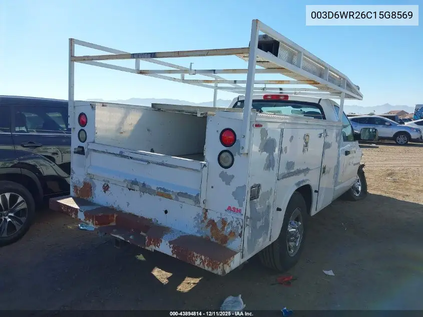003D6WR26C15G8569 2005 Dodge Ram 2500 St/Slt