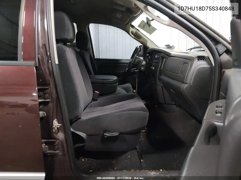 2005 Dodge Ram 1500 Slt/Laramie VIN: 1D7HU18D75S340848 Lot: 45490665