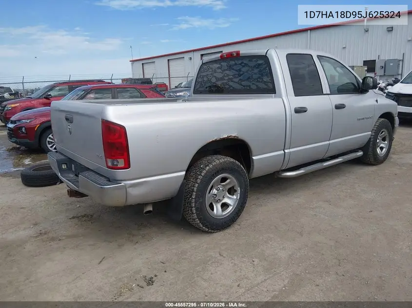2005 Dodge Ram 1500 Slt/Laramie VIN: 1D7HA18D95J625324 Lot: 45557295
