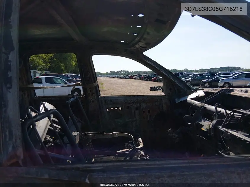 2005 Dodge Ram 3500 Slt/Laramie VIN: 3D7LS38C05G716218 Lot: 45582772