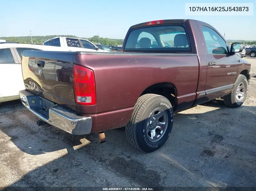 2005 Dodge Ram 1500 St VIN: 1D7HA16K25J543873 Lot: 45585617