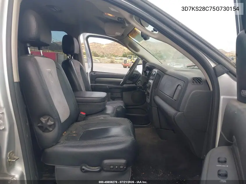 2005 Dodge Ram 2500 Slt/Laramie VIN: 3D7KS28C75G730154 Lot: 45656276