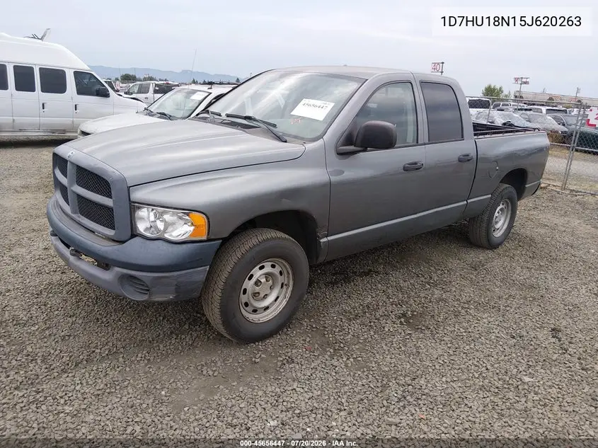 2005 Dodge Ram 1500 St VIN: 1D7HU18N15J620263 Lot: 45656447