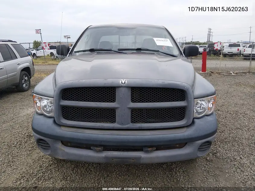 2005 Dodge Ram 1500 St VIN: 1D7HU18N15J620263 Lot: 45656447