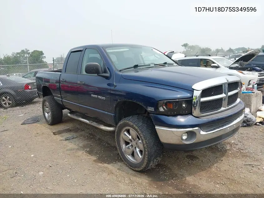 2005 Dodge Ram 1500 Slt/Laramie VIN: 1D7HU18D75S349596 Lot: 45656466
