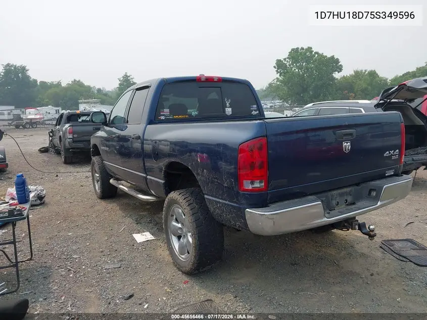 2005 Dodge Ram 1500 Slt/Laramie VIN: 1D7HU18D75S349596 Lot: 45656466