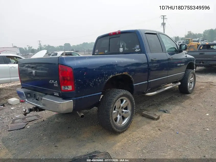 2005 Dodge Ram 1500 Slt/Laramie VIN: 1D7HU18D75S349596 Lot: 45656466