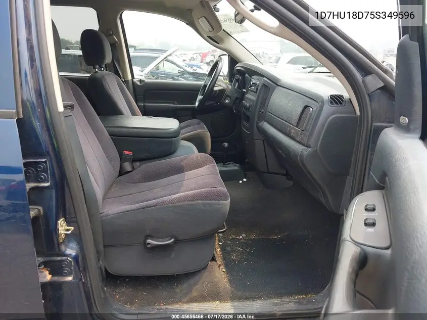 2005 Dodge Ram 1500 Slt/Laramie VIN: 1D7HU18D75S349596 Lot: 45656466