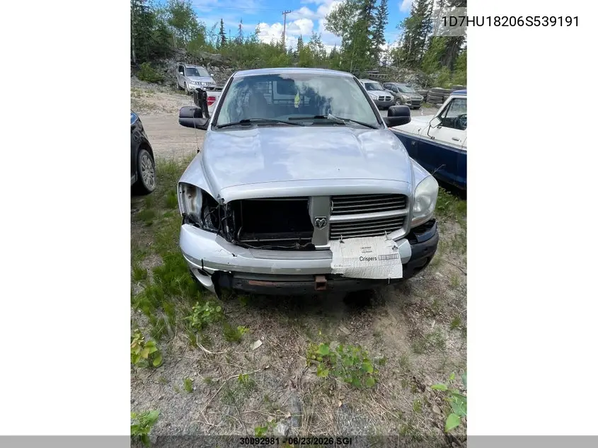 2006 Dodge Ram 1500 St/Slt VIN: 1D7HU18206S539191 Lot: 30092981