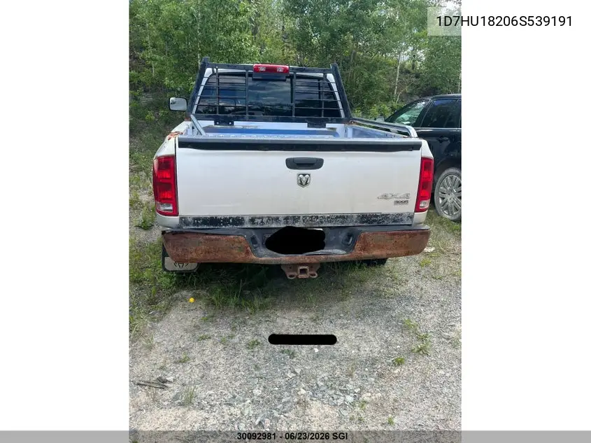 2006 Dodge Ram 1500 St/Slt VIN: 1D7HU18206S539191 Lot: 30092981