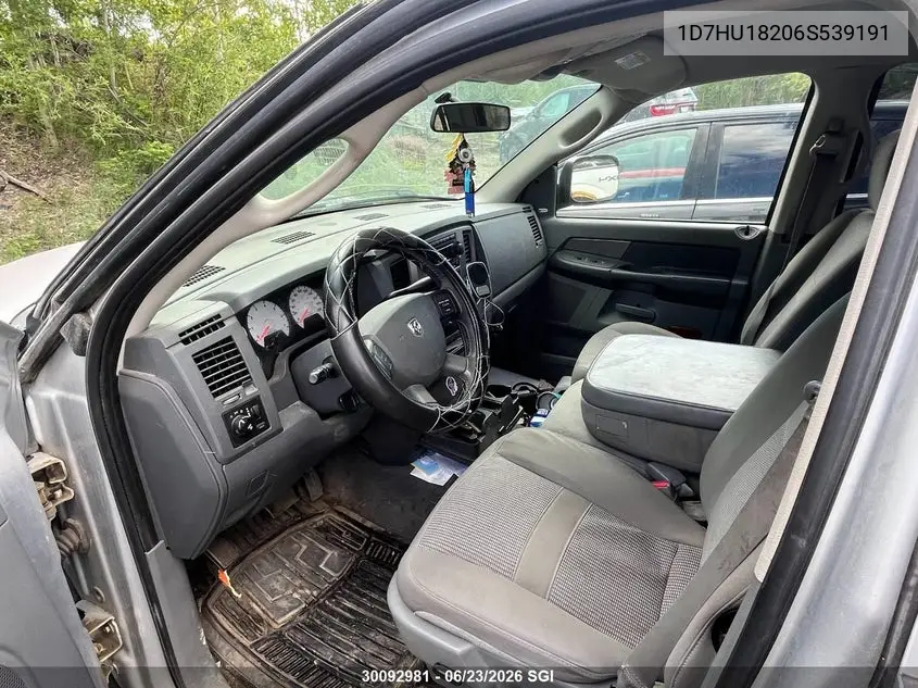 2006 Dodge Ram 1500 St/Slt VIN: 1D7HU18206S539191 Lot: 30092981