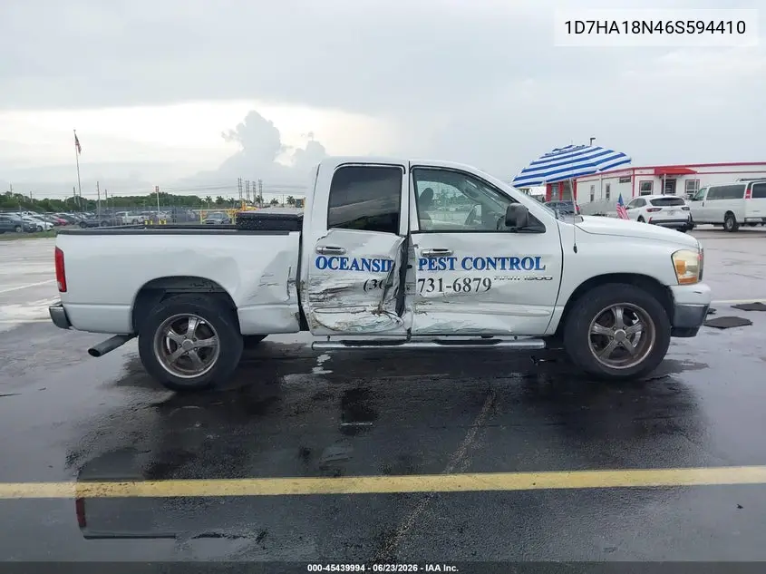 2006 Dodge Ram 1500 Slt VIN: 1D7HA18N46S594410 Lot: 45439994