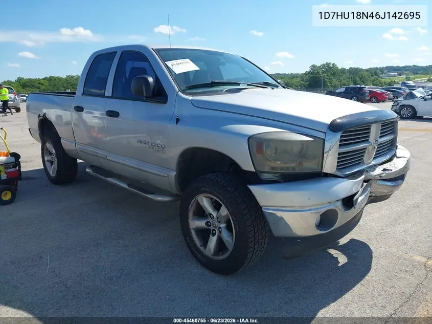 2006 Dodge Ram 1500 Slt/Trx4 Off Road/Sport VIN: 1D7HU18N46J142695 Lot: 45460755